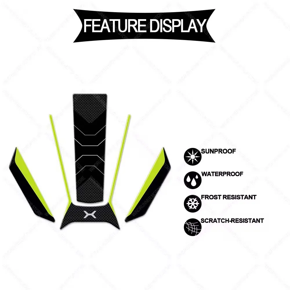 オートバイのフロントマウスマスク,3Dステッカー,オートバイのアクセサリー,プロテクター,防水ステッカー,voge,valico,900, dsx