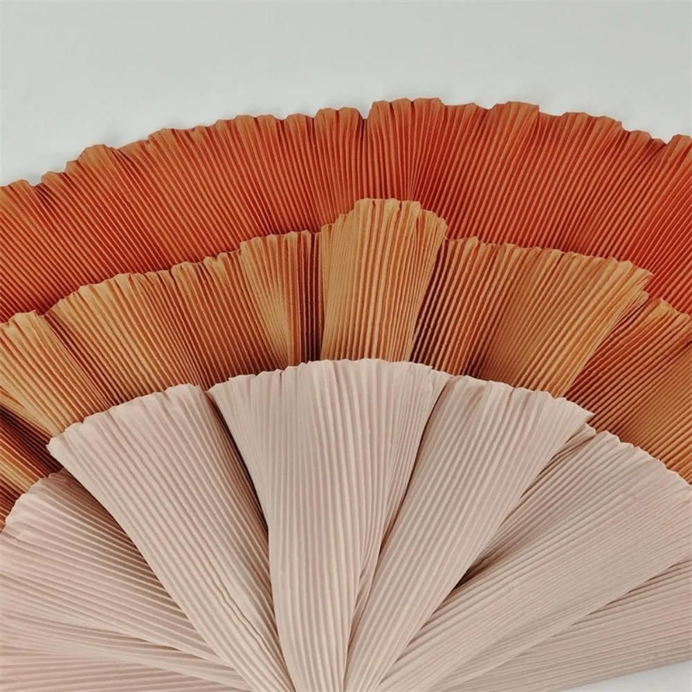 150X100cm Pleated Fabric Textured Fabric Wrinkled Texture Chiffon Fabric Soft Crepe Micro Elastic Plisse Cloth Dress Sewing