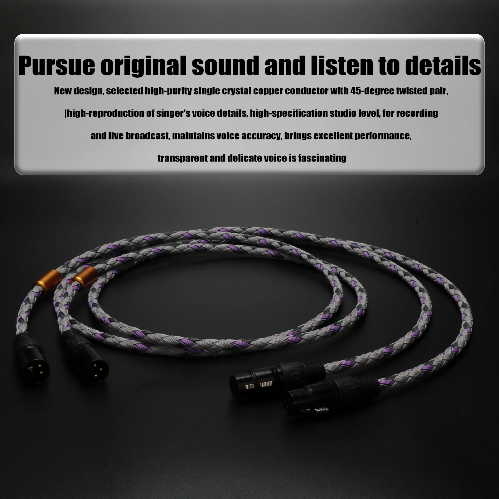 XLO Signature S3 OCC XLR кабель 24K позолоченный штекер «папа-мама» HiFi XLR аудио сбалансированный кабель для усилителя