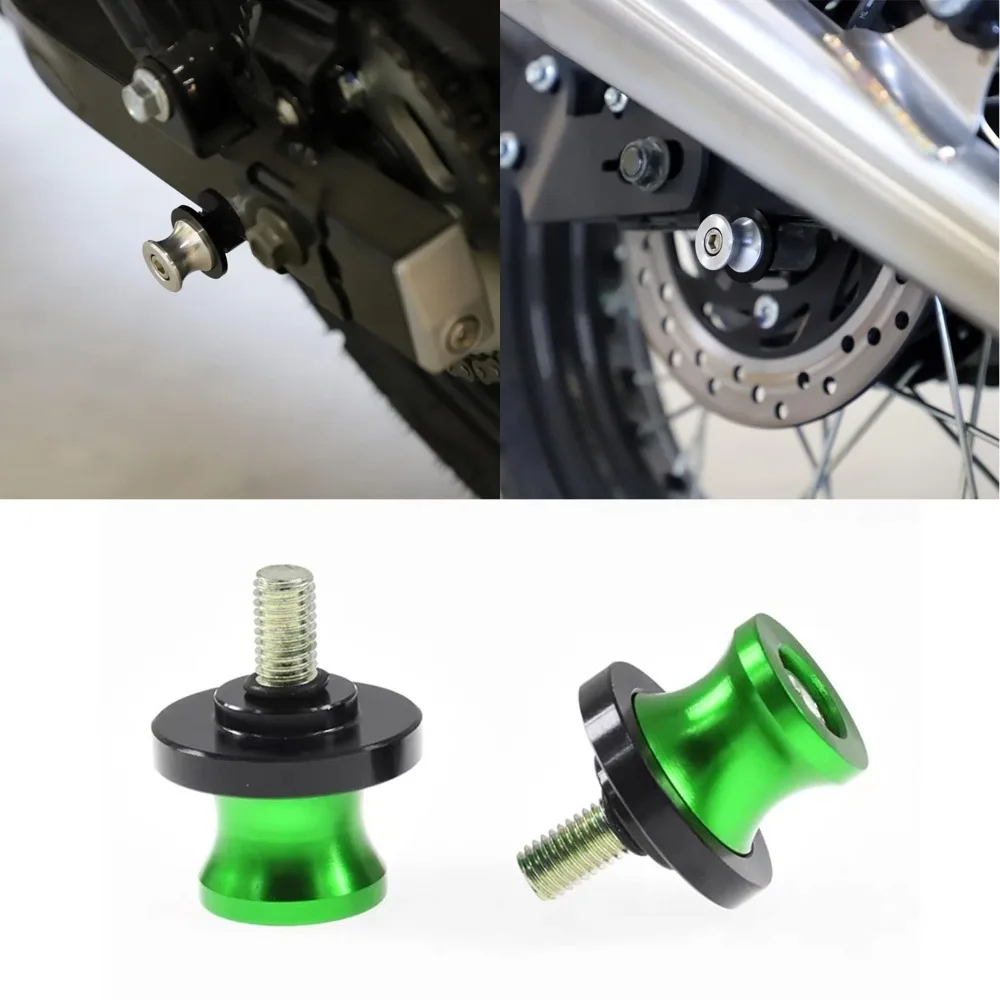 

M8 Universal Aluminum Swingarm Spools Slider M8 for Motorbike Screws Universal Rear Motorcycle Stands Screws