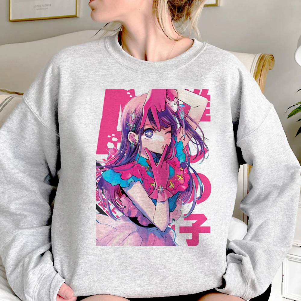 Oshi No Ko Hoodies Vrouwen Esthetische Fleece Anime Kleding Vrouwen Jaren 90 Kleding