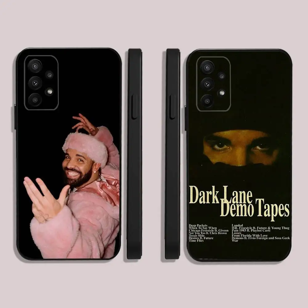 

D-Drake Rapper Gods Plan Phone Case For Samsung S25,23,22,30,24,10,9,Ultra,Plus,Lite,FE,5G Black Soft Case