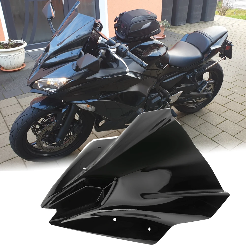 

Motorcycle Windshield WindScreen Double Bubble Screen For Kawasaki Ninja 650 EX650 EX 650 ER-6F 2017 2018 2019 ER6F Accessories