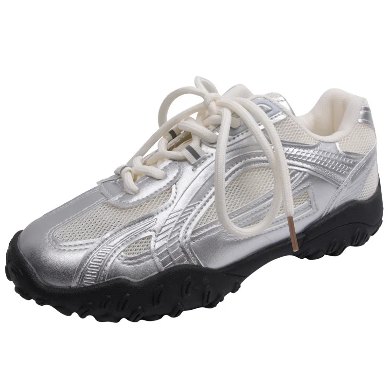 Tennis Lace-Up Hike Shoes Sneakers Cross-tied Comfort Casual Flats Shoes Woman High Quality Sport Shoes Female Sneakers