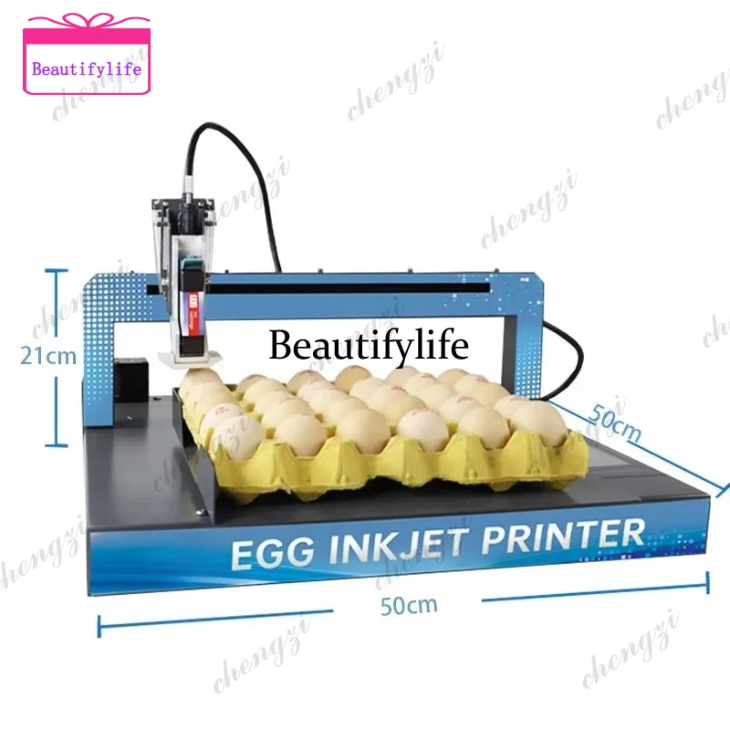 a55  Single Head Egg Coder High Definition Printing Whole Tray Printer Label Date Text Egg Coding Machine