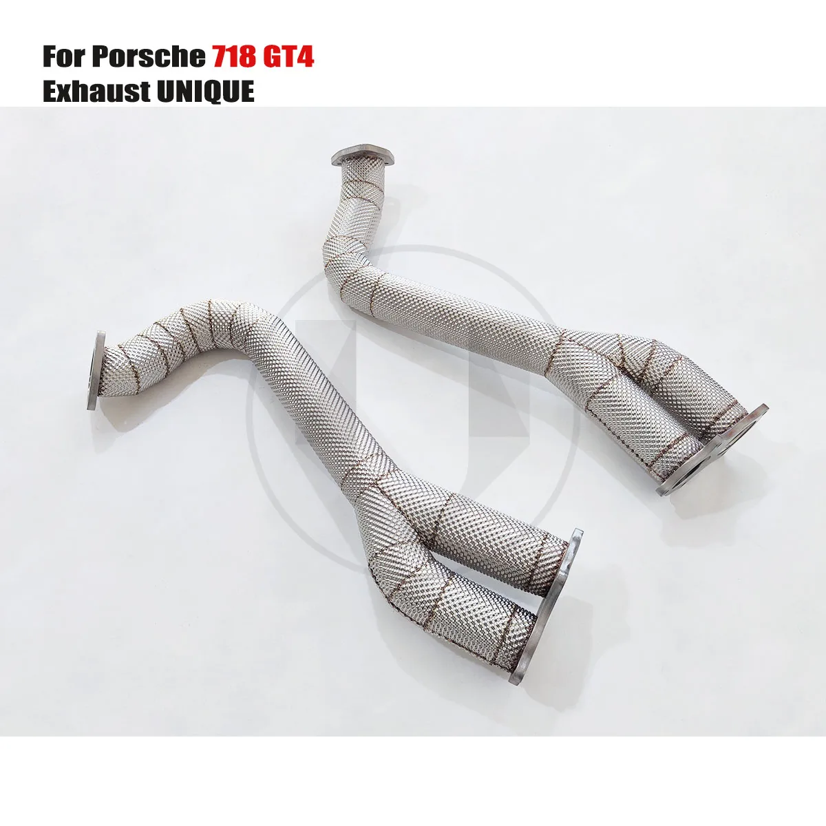 

UNIQUE suitable for 2020+ Porsche 718 GT4 4.0T Insulated Stainless Steel Exhaust Downpipe for Cars