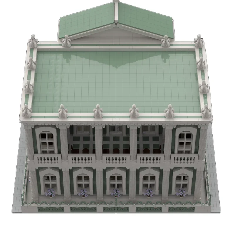 NEUE 10199PCS Modulare Die Palladian Bibliothek Stadt Bau DIY Bildung kreative idee Kinder Ziegel Spielzeug Geburtstag Geschenk Blöcke