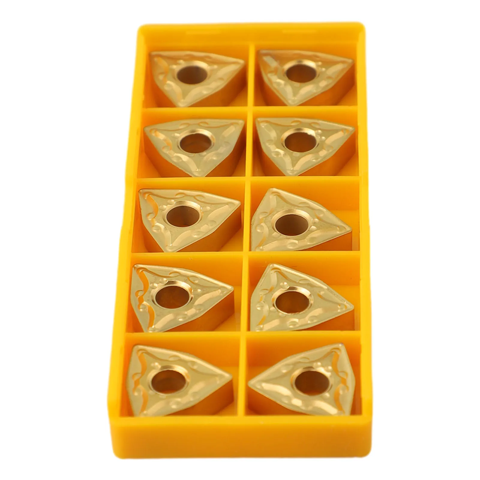 

10pcs WNMG0804 Carbide Inserts for MWLNR Lathe Turning Tool Holder Suitable for Cast Iron and Other Difficult Materials