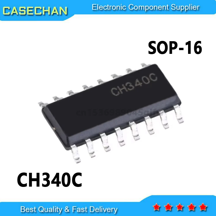 10PCS CH340C CH340 SOP-16