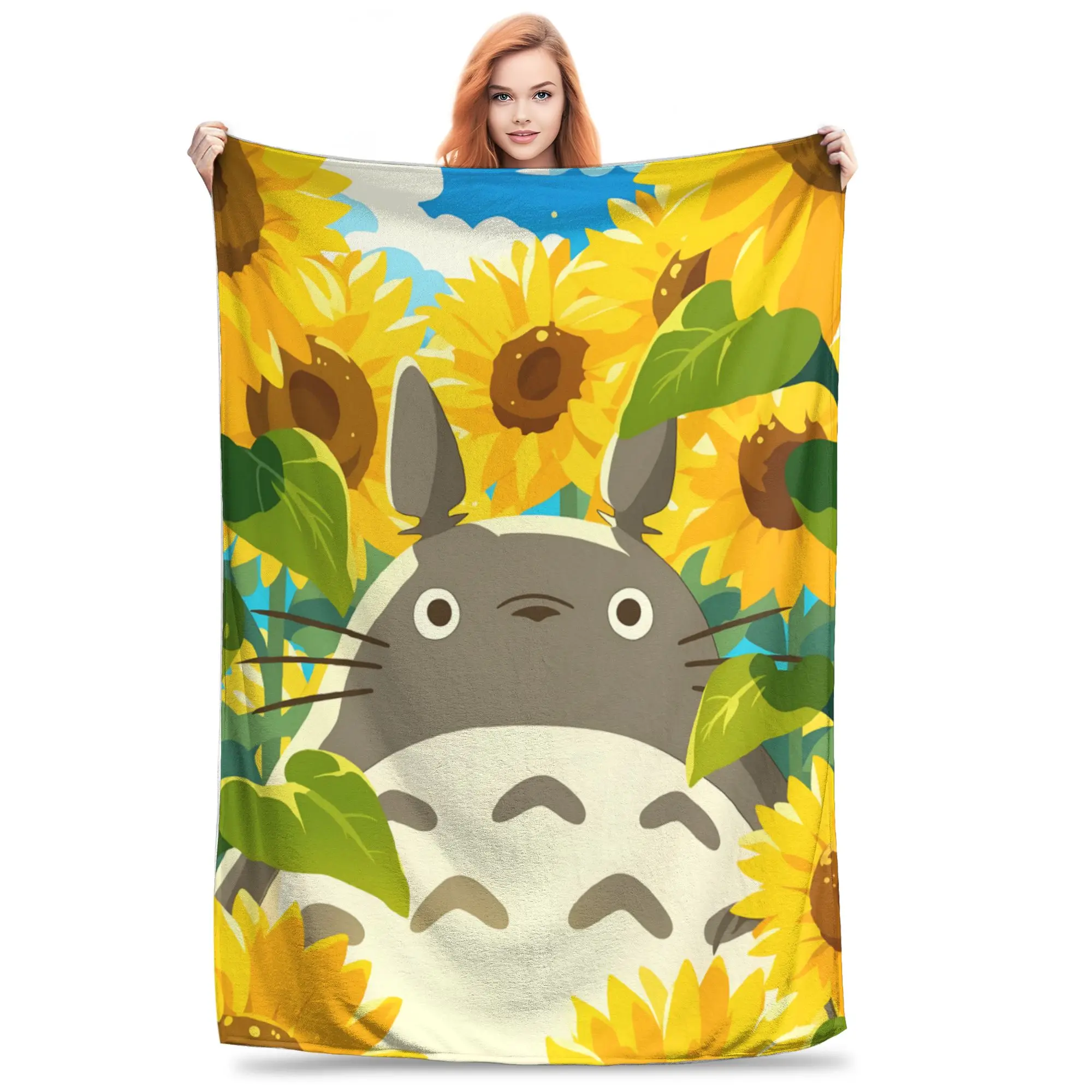 1PC home Cutecore My Neighbor Totoros  Blanket Super Cosy Plush Home Living Room Sofa halloween