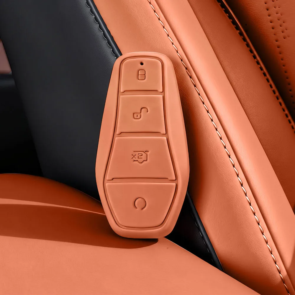 All Inclusive Silicone Keycase For BYD Great Tang Da Tang Car Accessories Anti Fall And Anti Knock Key Protection Case