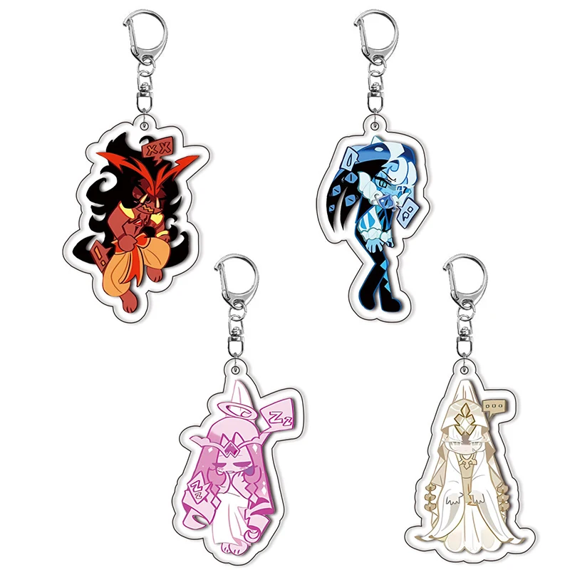 MINISO Cartoon Cookie Coin Brooch Fashion Keychain