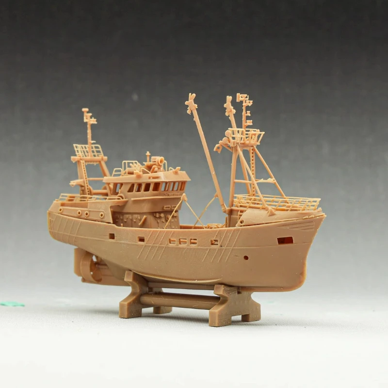 트롤러 모델 키트 DIY 손으로 조립 된 낚시 보트 모델 1/200 성인 범용 보트 장난감 선박 선물 무료 슬립웨이