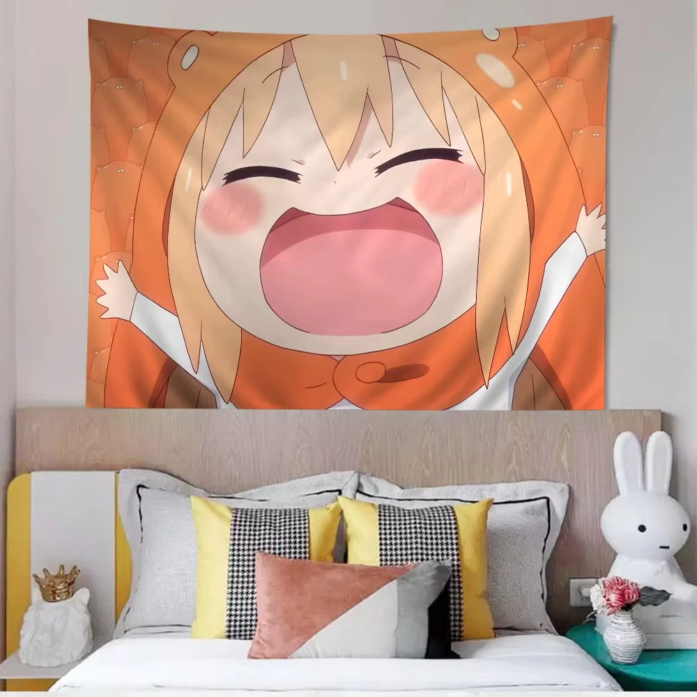 لطيف أومارو تشان لتقوم بها بنفسك قماش مزخرف جداري الهبي زهرة جدار السجاد النوم ديكور جدار ديكور فني غرفة المعيشة الديكور غرفة نوم قماش صوفي