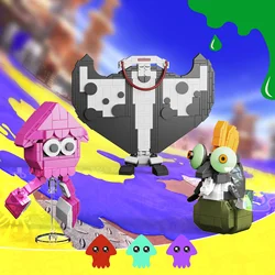 3in1 Splatooned Inklings,Deep Cut,Smallfry Building Block Set Ideas Animation Figures Monsters Toys Children Gifts (497 PCS)