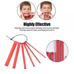 Oral Muscle Training Kits Tongue Lip Trainer Chewing Bite Autism Grading Teeth Anti Dysarthria New Jaw Teether Blocks Grind C1X9