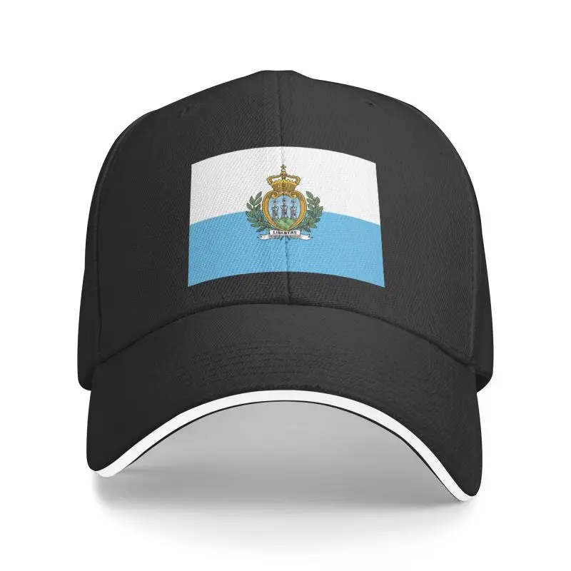 Fashion Flag Of San Marino Baseball Cap Men Women Breathable Dad Hat Outdoor