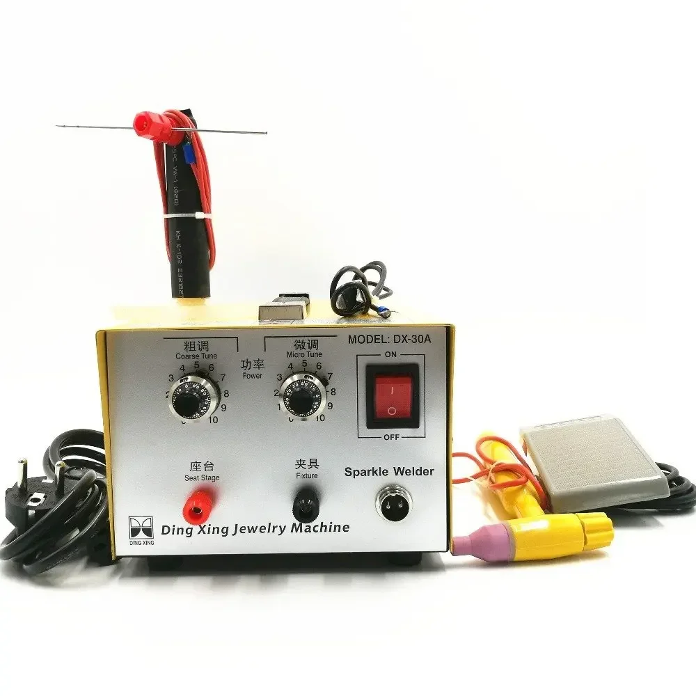 Welding Ring Machine, Small Jewelry Spot Welder, 30A, 220V/110V,  Specifically for welding gold and silver necklaces.