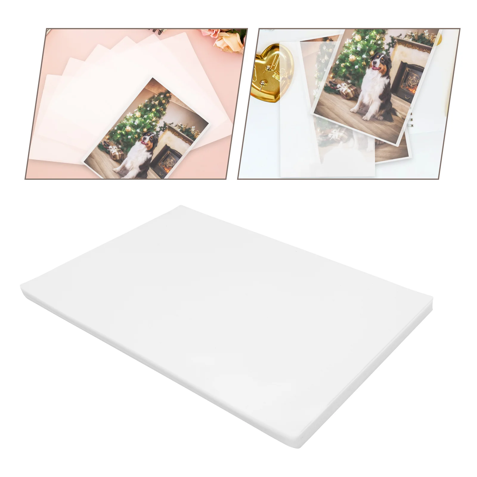 

100pcs Lamination Pouches High Transparency EVA PET Material Protective Sheets Laminating Sleeves Document Preservation Thermal