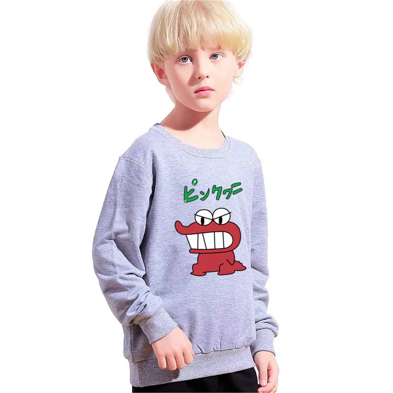 2023 Spring Autumn New Children's SweatshirtsLong Sleeve Round Neck Pullover Top Cartoon Dinosaur Boys Kids Cotton Clothes