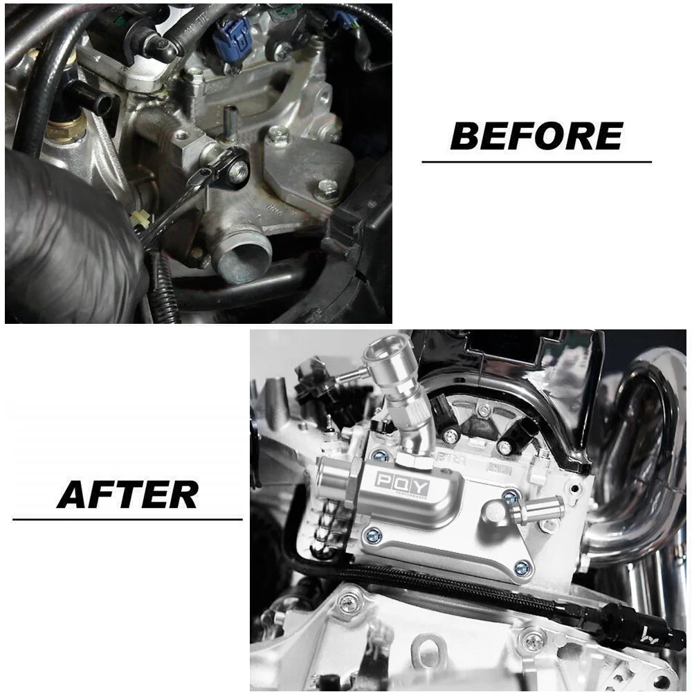 VR High Quality Auto Upper Coolant Housing Straight With Filler Neck And Thermost Radiator Cap Cover for K24/K20Z3 VR-IMK09S