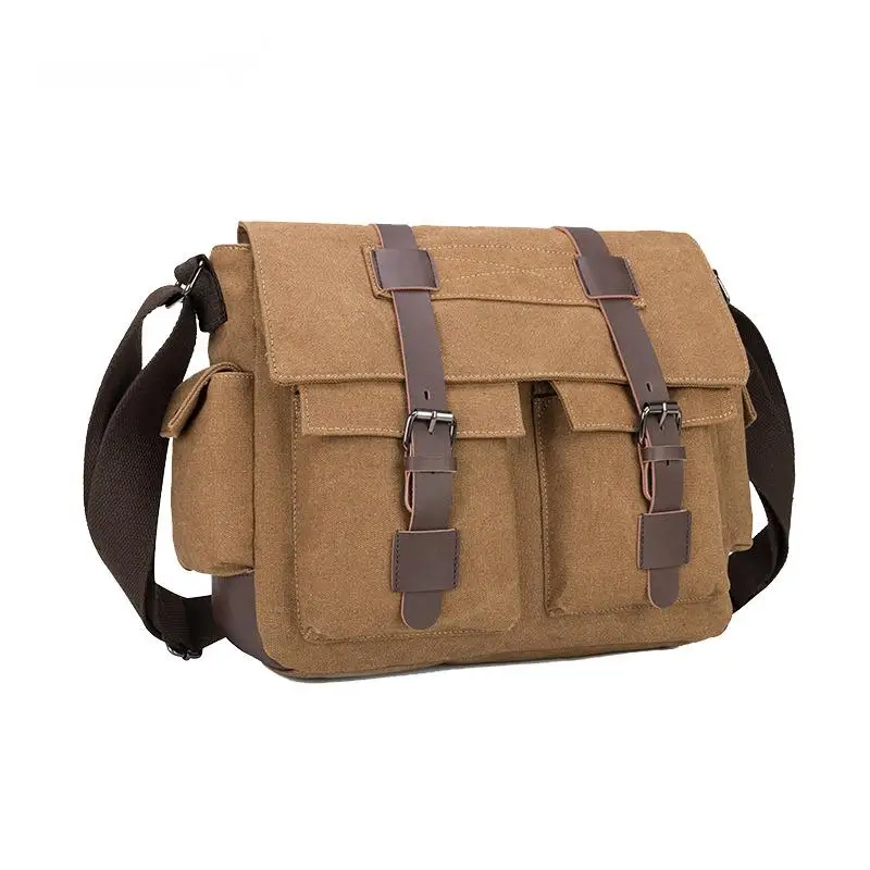 Men's Multifunctional Crossbody Bag  New Retro Messenger Single Shoulder Crossbody Tool Storage Travel Waterproof Motorcycle Bag