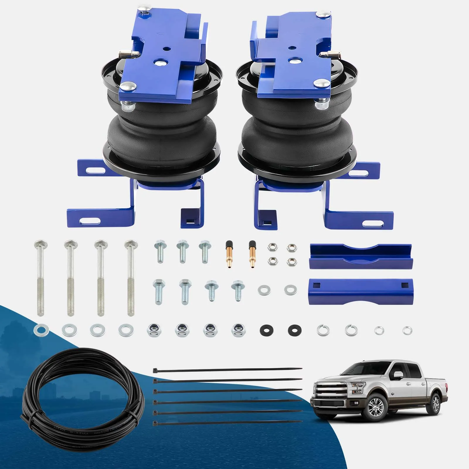 Rear Air Suspension Spring Bag Kit For Ford F150 2WD 2015 2016 2017 2018 2019 2020