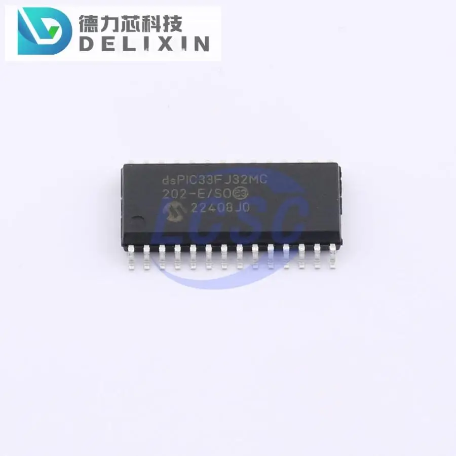 Chip dsPIC33FJ32MC202-E/SO 32KB 21 SOIC-28-300mil Digital Signal Processors (DSP/DSC) baru asli