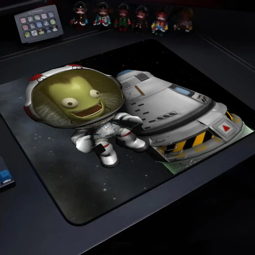 K-Kerbal S-Space P-Program Mouse Pad Gaming Laptops Keyboard Mat Deskmat Pc Accessories Desk Protector Mousepad Gamer Mats Anime
