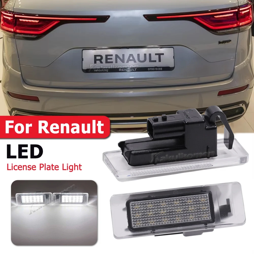 LED Kofferbaklamp Voor Renault – Wit, 3x Helderder Dan OE, Passend Voor Clio III T/m V, Megane, Scenic, Twingo, Espace, Kadjar, En Meer (6000-6500K)