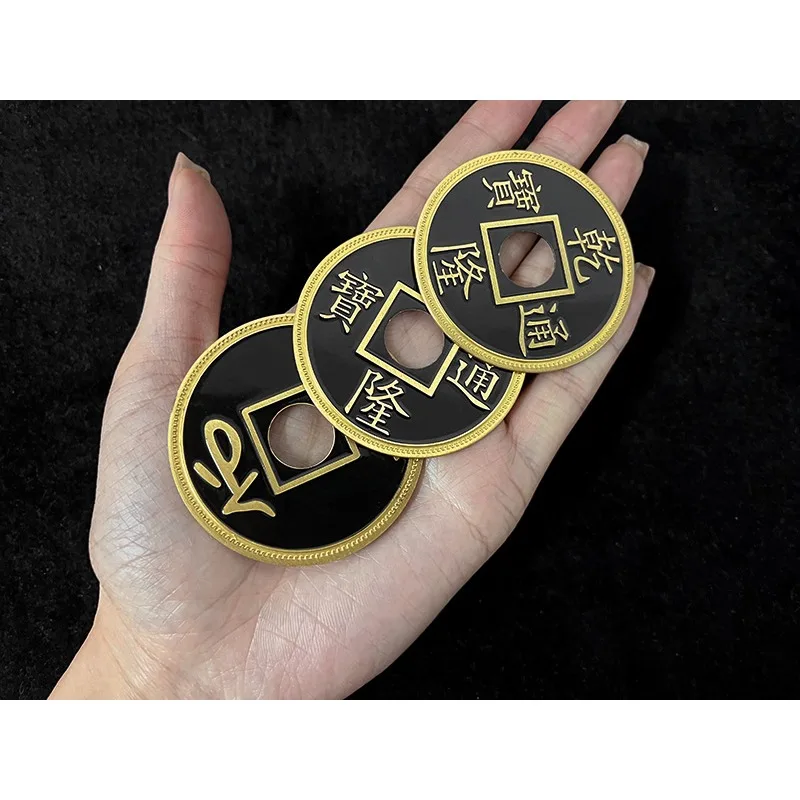 

Phantom of Chinese Coins (Stage) By Oliver Magic 55MM Parlar Magic Tricks Gimmick Professional Magician Illusions Magia Props