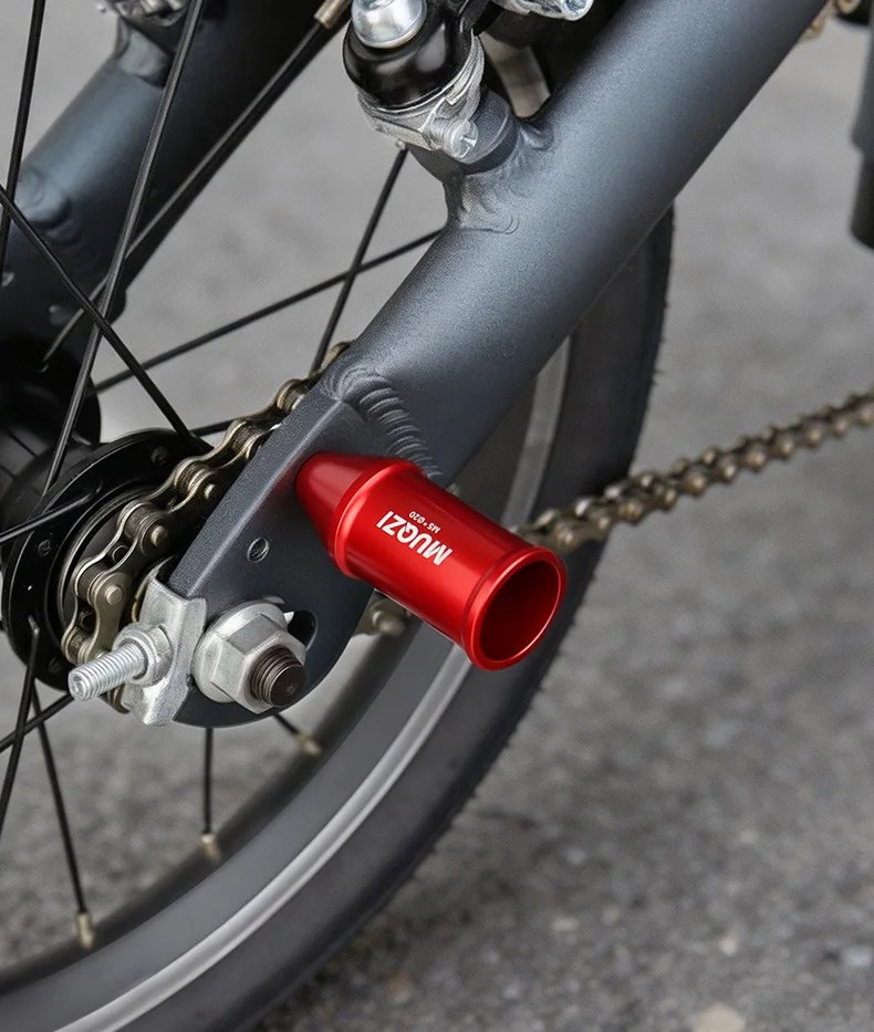 Fahrradlicht-Halterung Taschenlampenhalter für Hinter- und Vorderrad M5 Rahmenbolzenloch Aluminiumlegierung – Detail 8