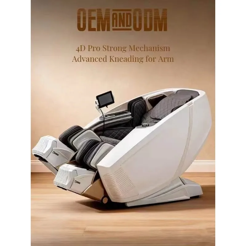 Robot Massage Chair Split Legs Foldable Design Zero Gravity Full Body Infrared Physiotherapy Lightweight Portable USB Powered