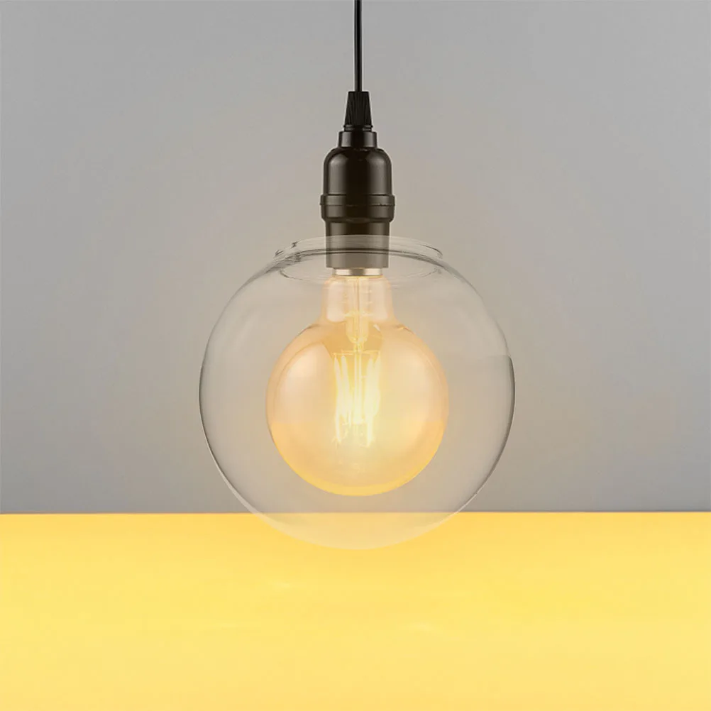 

2Pcs Molecular Lamp Shades Clear Glass Globe Spherical Replacement Lamp Shades for Living Room Ceiling Lights Warm Ambiance