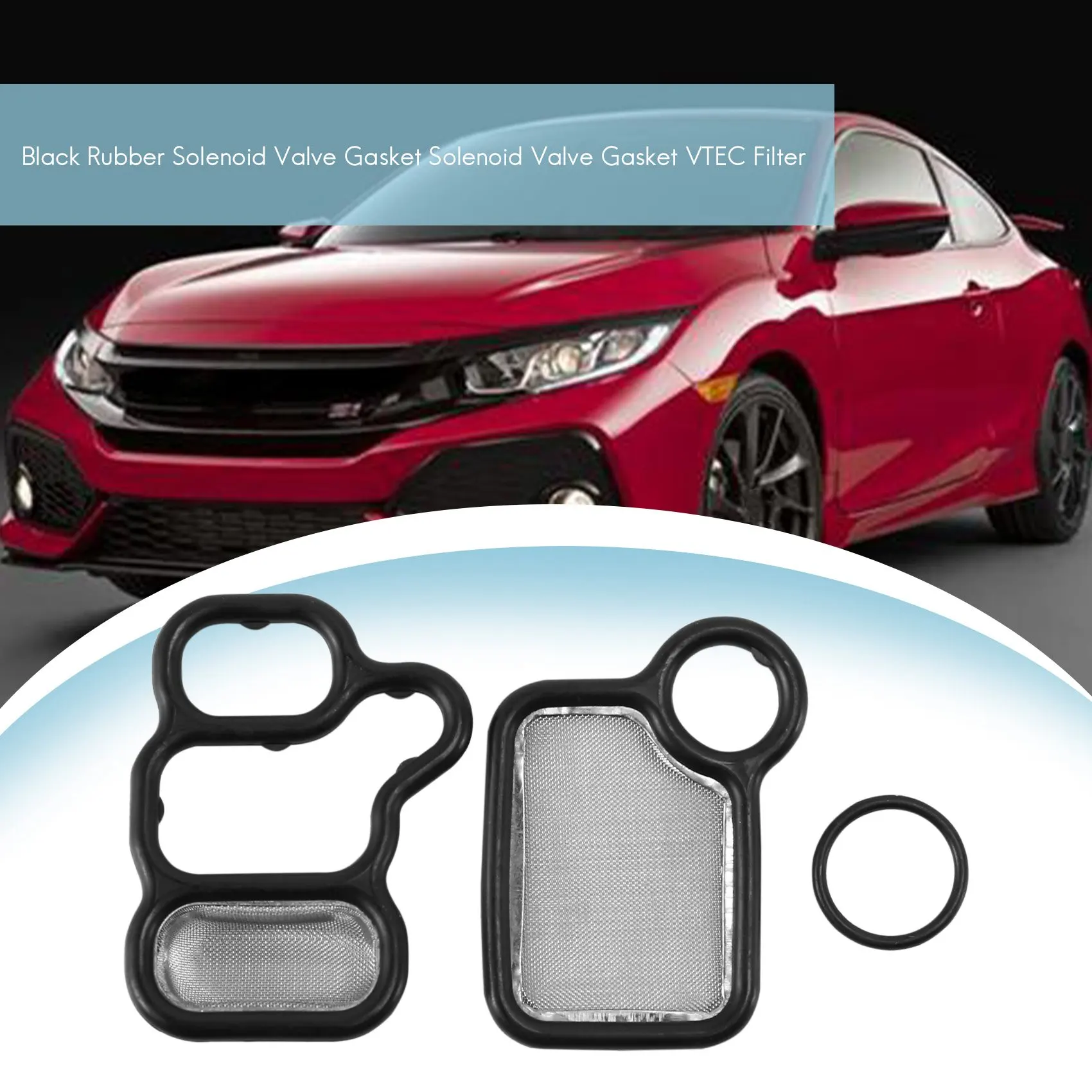 AT77 Solenoid Spool Valve ปะเก็น VTEC ปะเก็นโซลินอยด์ 15845-RAA-A01 สําหรับ Honda Civic CRV VTEC K-Series Accord องค์ประกอบ