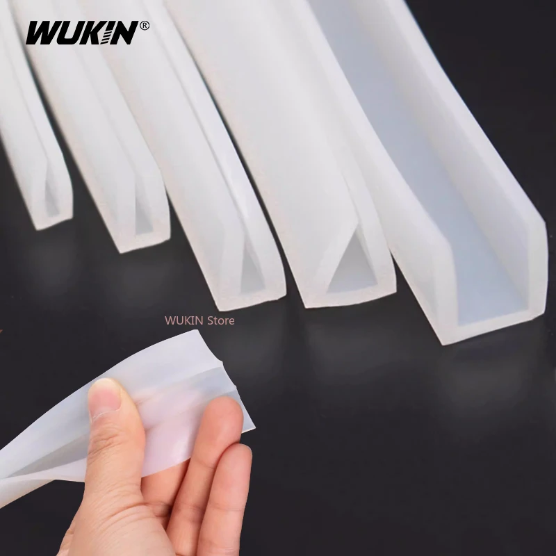

U Shape Silicone Rubber Edging Sealing Strip Door Window Glass Edge Weatherstrip Protect Strips