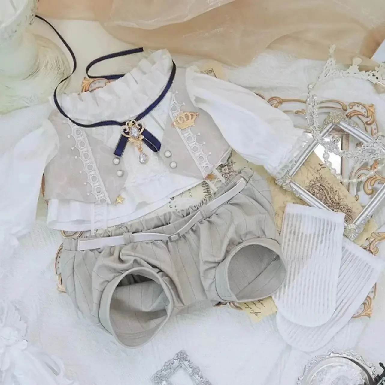 

20cm 40cm Cosplay Dress Cotton Doll Little Prince Dress Set Doll Handsome Replacement