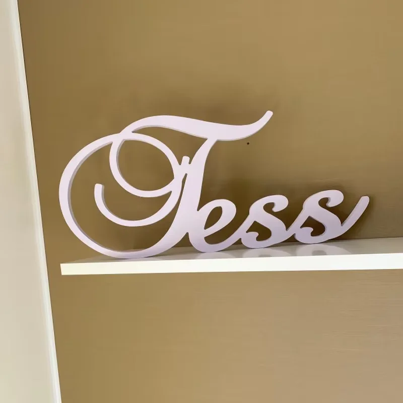 Custom Personalized Wooden Name Sign for Nursery Decor, Wall Decor, Wedding Name Sign
