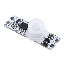 PIR Motion Sensor Switch DC 12V 24V Smart Home LED Light 3A/5A IR Infrared Induction Body Sensor Detector Controller Board