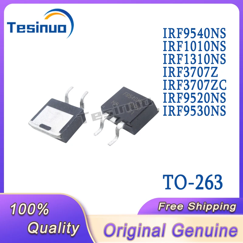 10/PCS New Original IRF9540NS IRF1010NS IRF1310NS IRF3707Z IRF3707ZC IRF9520NS IRF9530NS TO-263 IC Chip In Stock