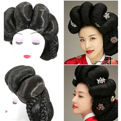 Shaped Geisha Hair Accessories Halloween Cosplay Favors Vintage Classic Head Wear Antique Photography