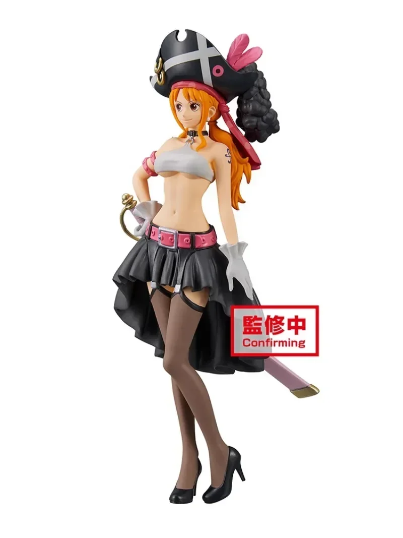 在庫ありバンダイオリジナルバンプレストアニメワンピースフィルムレッド DXF ナミ PVC フィギュアアクションフィギュアモデルおもちゃワイ