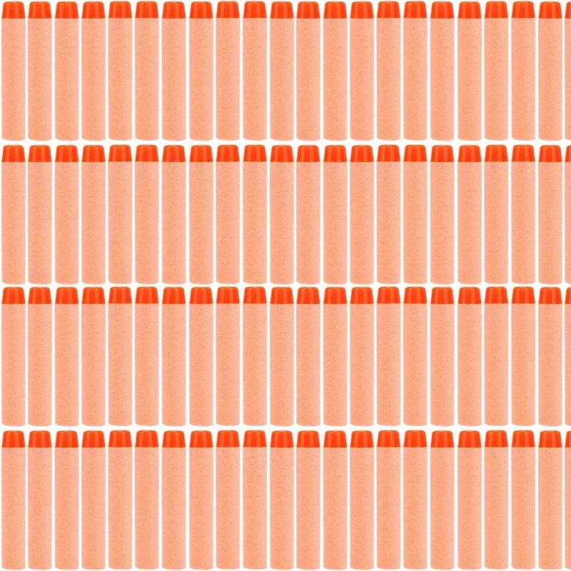 Оранжевые пули с круглой головкой 7,2 см для пейнтбольного пистолета N-strike Elite Series Blasters Foam EVA Refill Дартс Детские игрушечные пистолеты Аксессуары