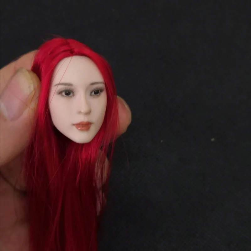 หัวแกะสลักแบบจำลองของวังซูเซียน นักแสดงภาพยนตร์ฮ่องกง ขนาด 1/6  แบบผมยาว สำหรับตัวฟิกเกอร์แอ็คชั่นขนาด 12 นิ้ว รุ่น Ph Body