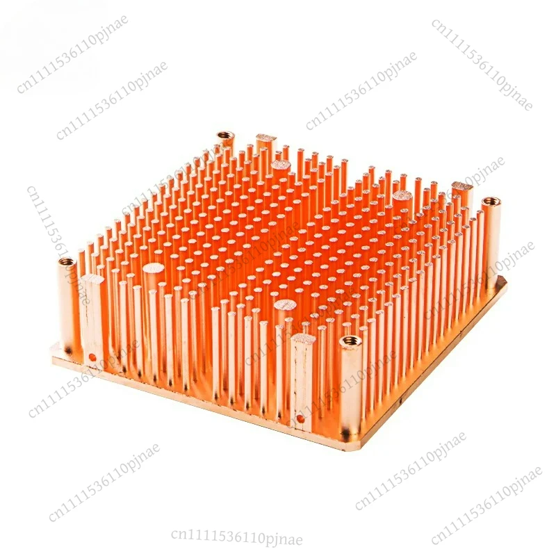 High Power Pin Column Pure Copper Heatsink DIY Heat Sink Radiator Cooling Cooler CPU Chip Heat Dissipation