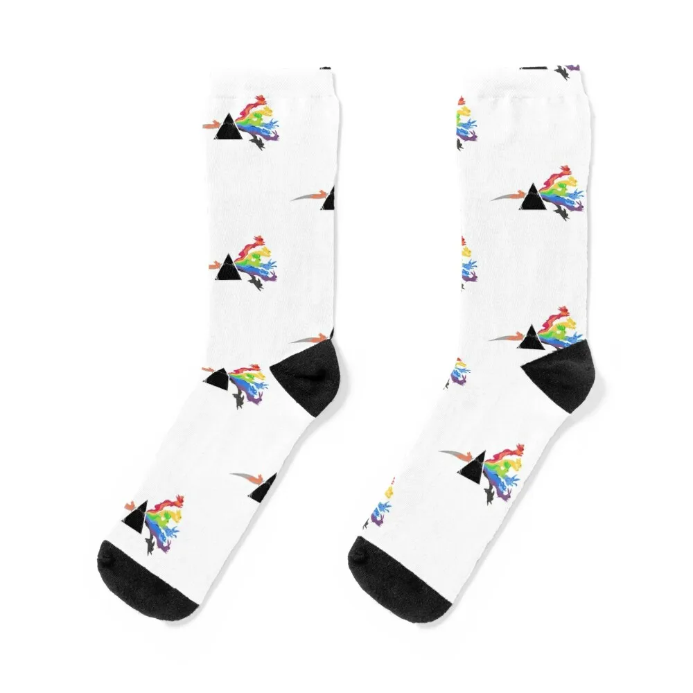 

The 7 Eevees evolutions Socks custom sports winter thermal Christmas Climbing Socks For Men Women's