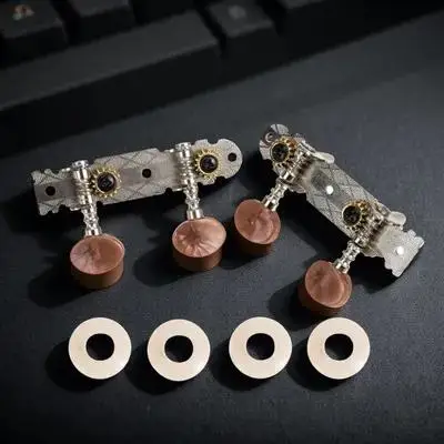 

1Set Ukulele Tuning Pegs Metal Replacement Accessories Precise Reliable Smooth Surface Easy Disassemble Suitable for Most