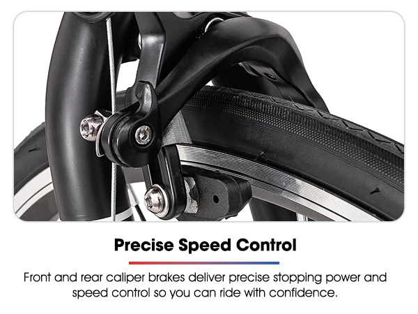 دراجة طريق Hiland 700c، 14 سرعة، إطار من الألومنيوم خفيف الوزن، دراجة سباق، دراجة طريق ركاب المدينة للرجال والنساء #6