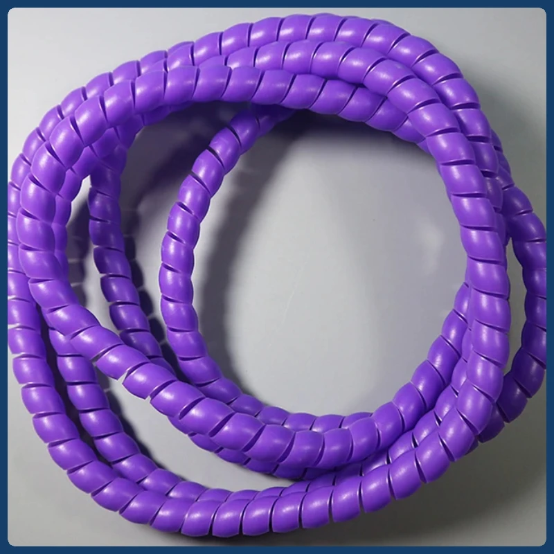 1.5M Flame Retardant Spiral Cable Wrap Tube Colorful Wire Organizer Protective Cable Sleeves Cable Management Sleeve
