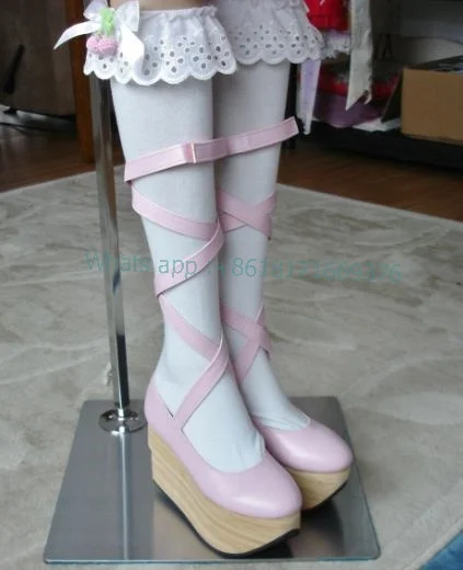 

Spring Rocking Ankle Strap Pink Platform Shoes Women Design Round Toe Sandals Lady Dress Pink Dress Shoes High Heel 2023